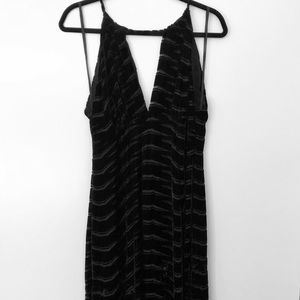 DKNY Zebra Print Key Hole Dress